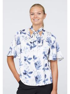 Блузка SisterS point, белый/синий