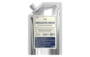 GIK Маска для лица Amazon White Mud успокаивающая увлажняющая очищающая 300 г/пакет