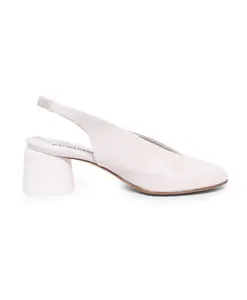 Туфли-Слингбэки Galia21, произведенные в Италии. Halmanera, белый