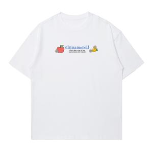 Футболка Unisex CINNAMOROLL Yugui Dog Sanrio, белый