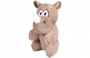 Карли Фламинго Пелюш Хенни Риноцеронте Топо для Перроса 20 см Karlie Flamingo, цвет коричневый