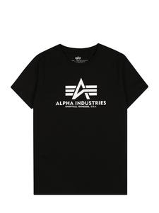 ALPHA INDUSTRIES Футболка в черном цвете