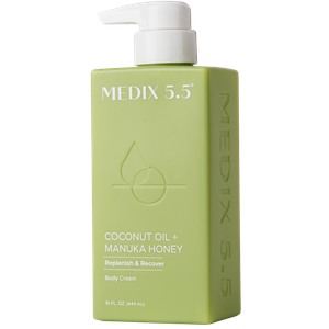 Увлажняющий лосьон для тела с кокосовым маслом и медом манука для восстановления и увлажнения Medix 5.5