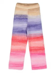 Брюки с эластичным поясом Missoni Kids, красный