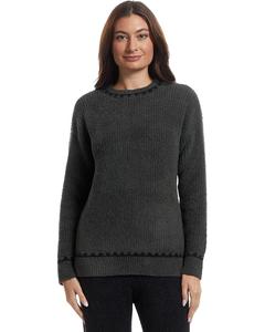 Женский свитер Barefoot Dreams Cozychic Ribbed с петельным швом, Dark Moss