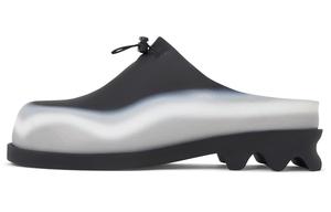 CHARLES&KEITH Женские черные тапочки с закрытым носком, нескользящей резиновой подошвой, высота 4,5 см