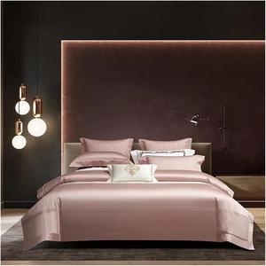 GBEFUYRDIAHGIUEHH Комплект постельного белья из египетского хлопка сатин 1000TC с рамкой, застежка-молния, белый/серебристый