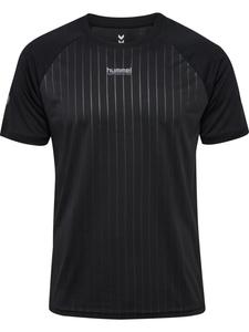 Hummel Футболка "Pulse Stripe T-Shirt S/S" черного цвета