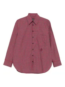 Клетчатая рубашка с длинными рукавами Seafarer, розовый