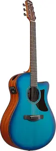 Ibanez AAM50CESBO Advanced Acoustic Series с вырезом, акустическая/электрическая, синий сапфировый градиент