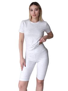 Узкие леггинсы C&City, светло-серый