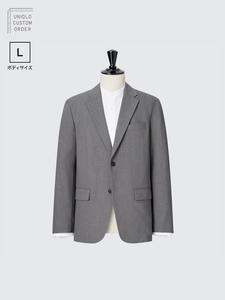 Пиджак kando Uniqlo, светло-серый