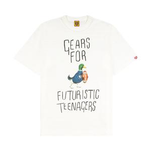 Футболка с рисунком человека #2 Белая