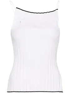 Плиссированный топ JACQUEMUS, белый