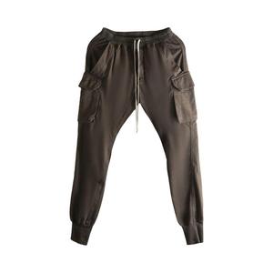 Брюки Rick Owens Pantaloni Mastodon Cut Pants, Dark Dust