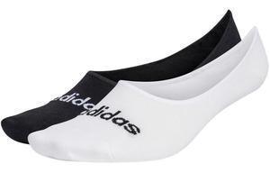 Носки Adidas Thin Linear Ballerina Socks 2 Pairs, белый/черный