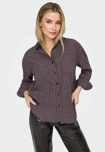 Блуза ONLY Button-down blouse, Winetasting/Bordeaux
