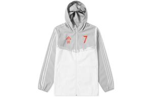 Хищник Дэвид Бекхэм куртка с капюшоном Adidas, серый