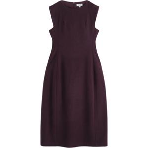 COS Женское платье без рукавов бордовое