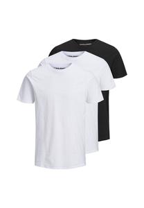 Мужская футболка, 3 шт. в упаковке - JJEORGANIC BASIC TEE O-NECK, короткий рукав, натуральный хлопок JACK & JONES, черный