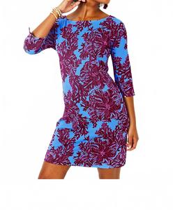 Брайдон UPF 50+ мини-платье в цвете Абако Блю Lilly Pulitzer, синий