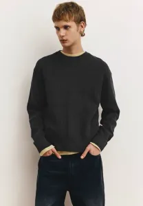 Базовый джемпер с круглым вырезом Pull&Bear, Black