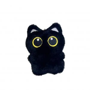 WADORN Черный кот угольный шарик плюшевый кулон высота 10см
