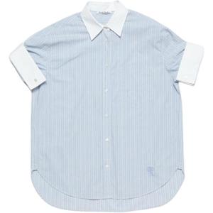 Рубашка с коротким рукавом Acne Studios, синий/белый