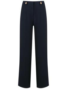 Прямые брюки с завышенной талией Giorgio Armani, синий