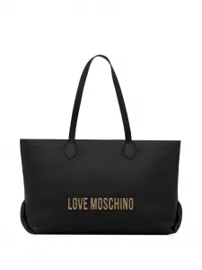 Сумка-тоут с логотипом Love Moschino, черный