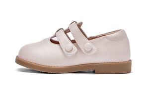 Детская кожаная обувь для дошкольников DAVE&BELLA, бежевый