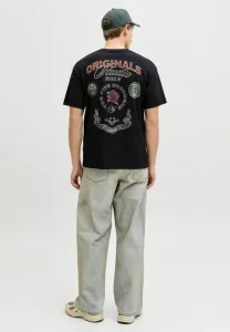 Футболка с графическим принтом jorupstate на спине Jack & Jones, Black