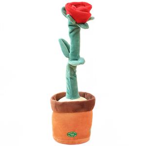 Плюшевая кукла танцующее животное Mocha duck, розовый