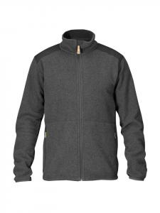 Флисовая куртка темно-серого цвета FJÄLLRÄVEN