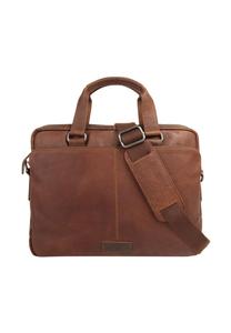 Портфель, натуральная кожа BODENSCHATZ, цвет Cognac