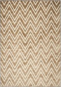 Ковер SAFAVIEH, 229 x 321 см, Paradise Collection, Mouse & Cream, шевронный вискозный дизайн, идеален для помещений с высокой проходимостью в гостиной, спальне (PAR356-3140)