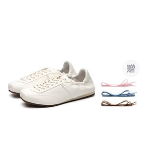 FOOT INDUSTRY Низкие кроссовки на тонкой подошве, немецкие армейские, унисекс, античный белый цвет