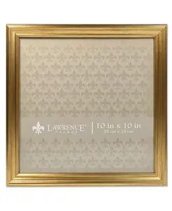 Рамка для картины Sutter из полированного золота — 10 x 10 дюймов Lawrence Frames, gold