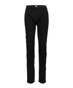 Джинсы с застежкой-молнией и пуговицей Elisabetta Franchi, черный