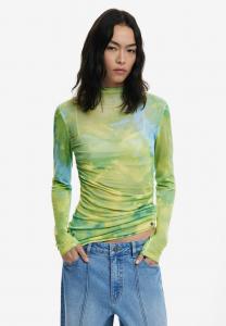 Джемпер Desigual WATERCOLOR DRAPED , Green