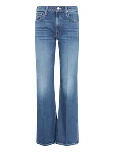 Джинсы с нашивкой-логотипом Mother, синий