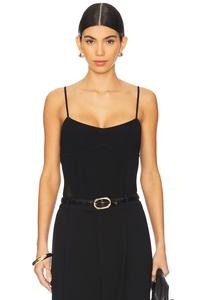 Трикотажный боди с открытой грудью Fleur Du Mal, black