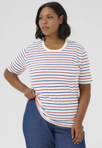 Футболка kcwinni с принтом и рукавом 1/2 Kaffe Curve, Ant.White Surf The Web Stripe