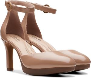 Туфли Clarks Ambyr 2 Cove, цвет Warm Beige Synthetic