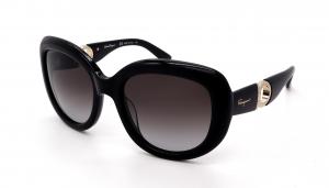 Женские солнцезащитные очки Salvatore Ferragamo, черный