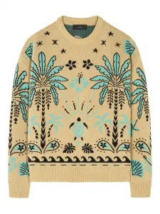 Свитер Echoes of the Island Alanui, нейтральный