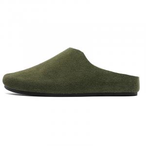 MADALLO Мужские тапочки с закрытым носком на резиновой подошве, устойчивой к истиранию, оливкового цвета, цвет Olive Green