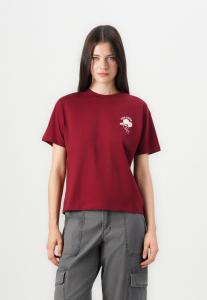 Футболка JJXX JXCANA PRINT TEE, Cabernet/Dark Red