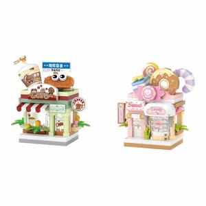 Микро-зернистые строительные блоки Street View 0 300pcs 8601 8604 LOZ