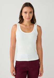 Топ Jimmy Key SLIM FIT SCOOP NECK, Ecru/White